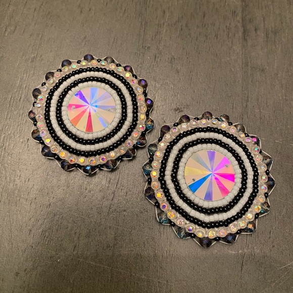 Native Jewelry - Native American Beaded Earrings on Hooks